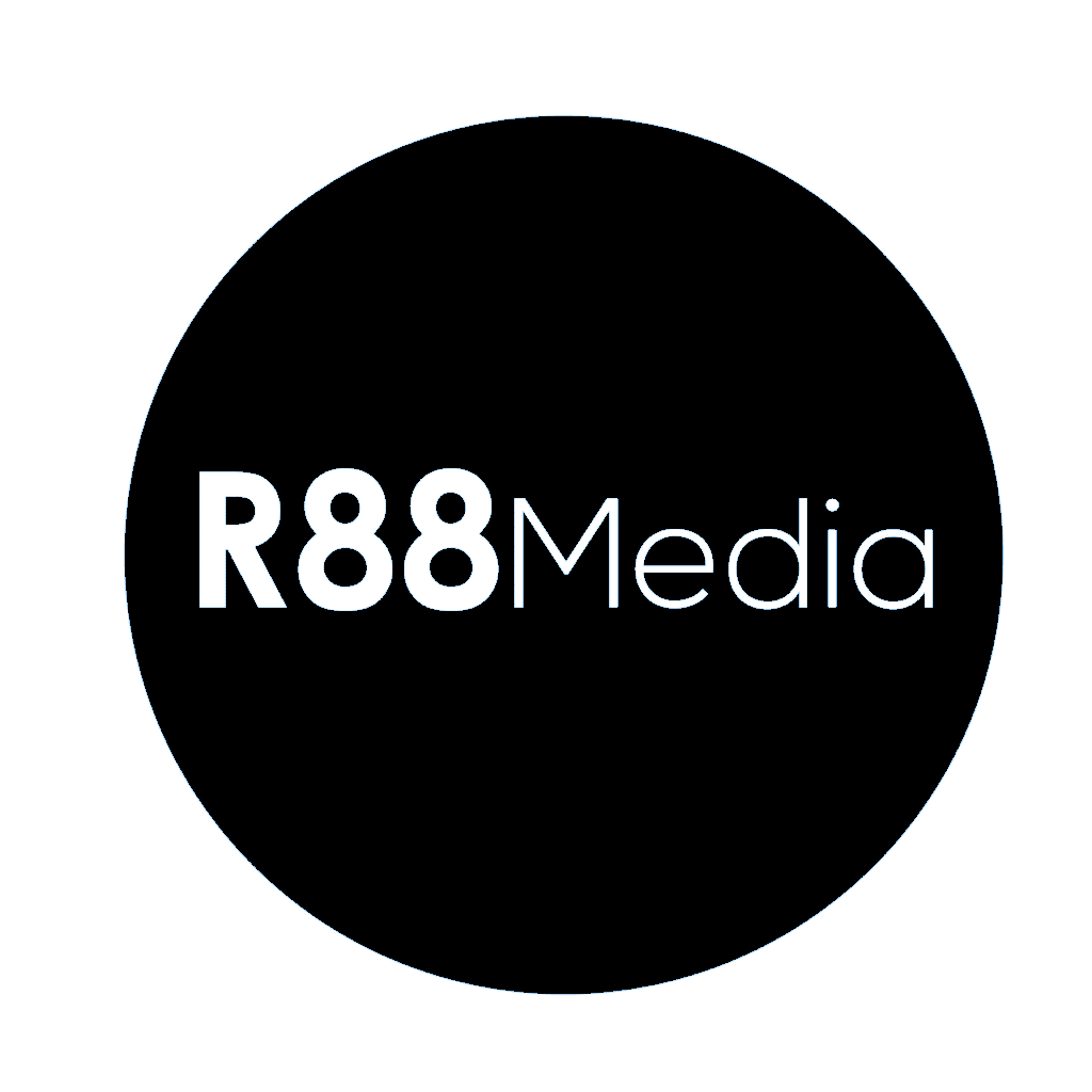 R88Media Black Logo | R88Media Are Website Design Providers In Hereford